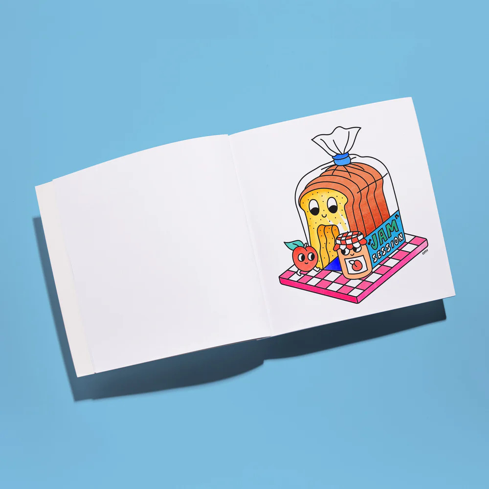 Cozy Art Notebook Supermarket Coloring Book