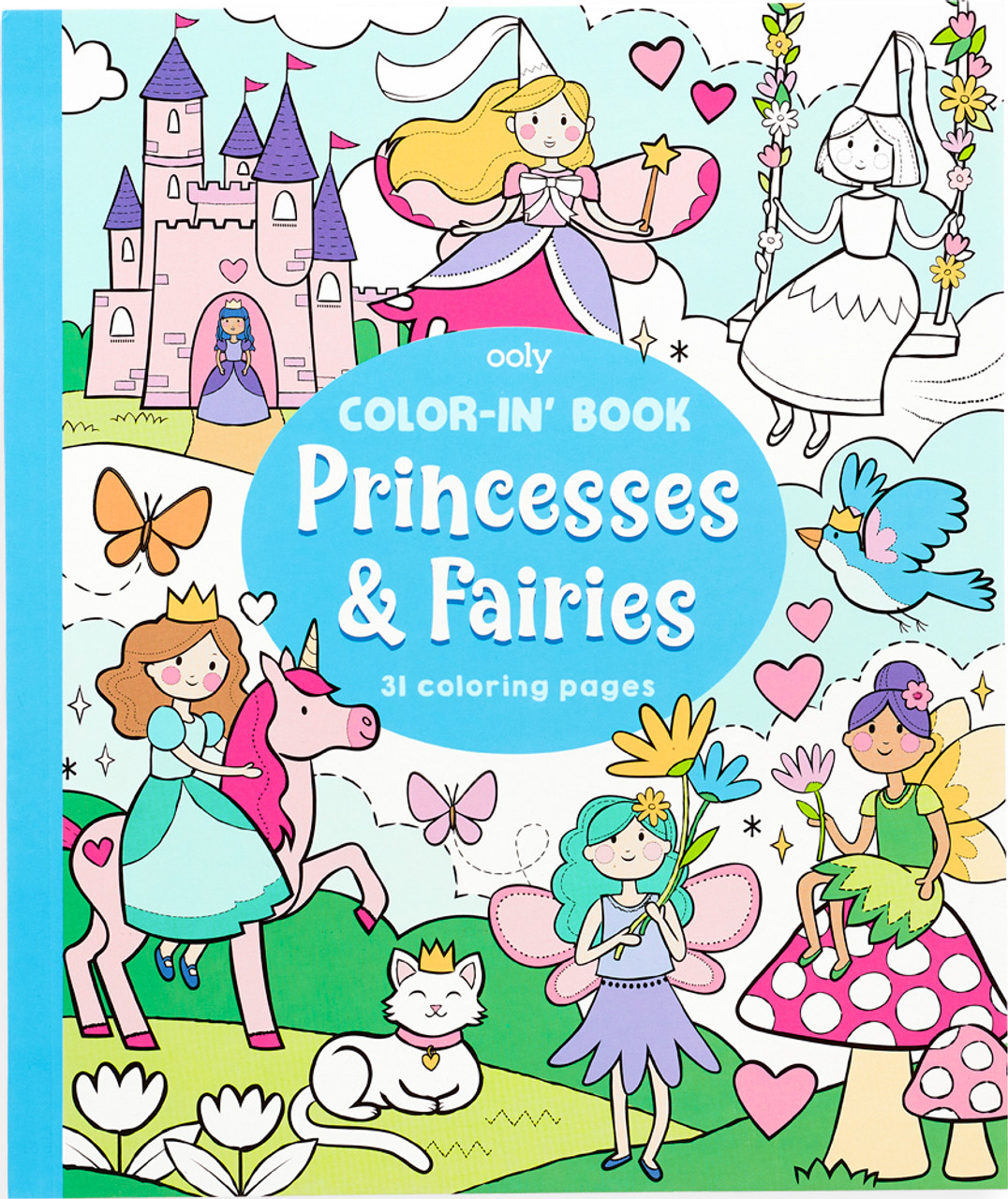 Color-in' Book  Princess  Fairies 5