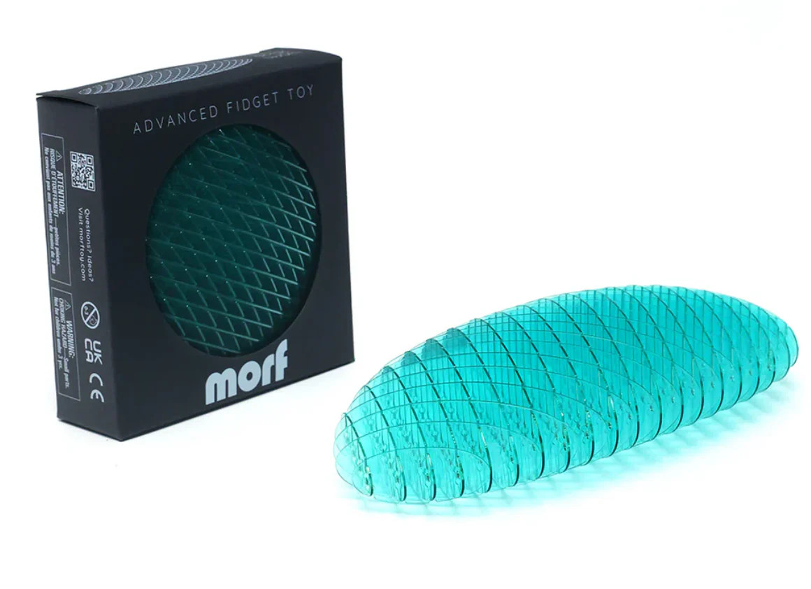 Morf Fidget Worm Blue Big