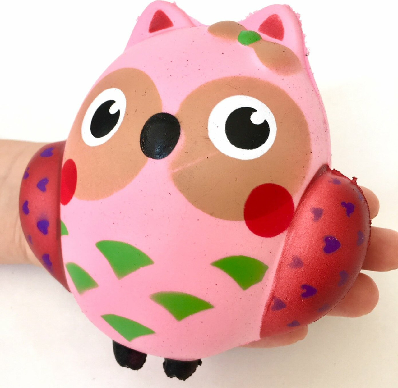 Pink Owl Squishy-5\"-6 2
