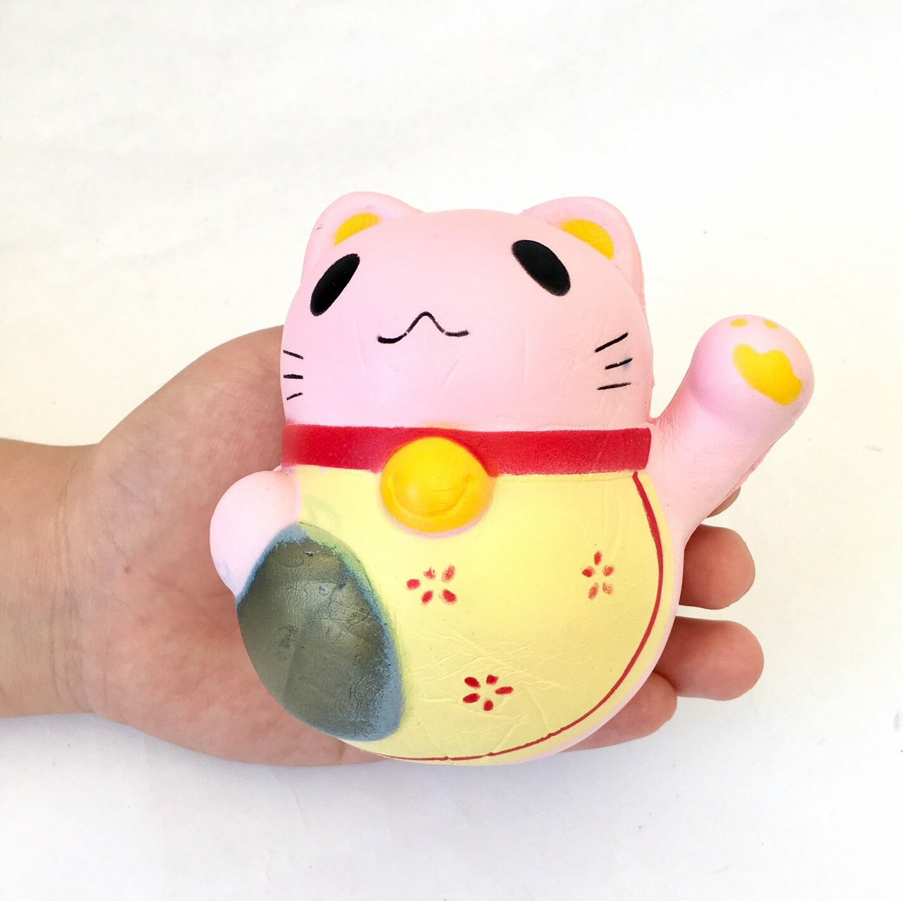 Pink Maneki Cat Squishy-6 3