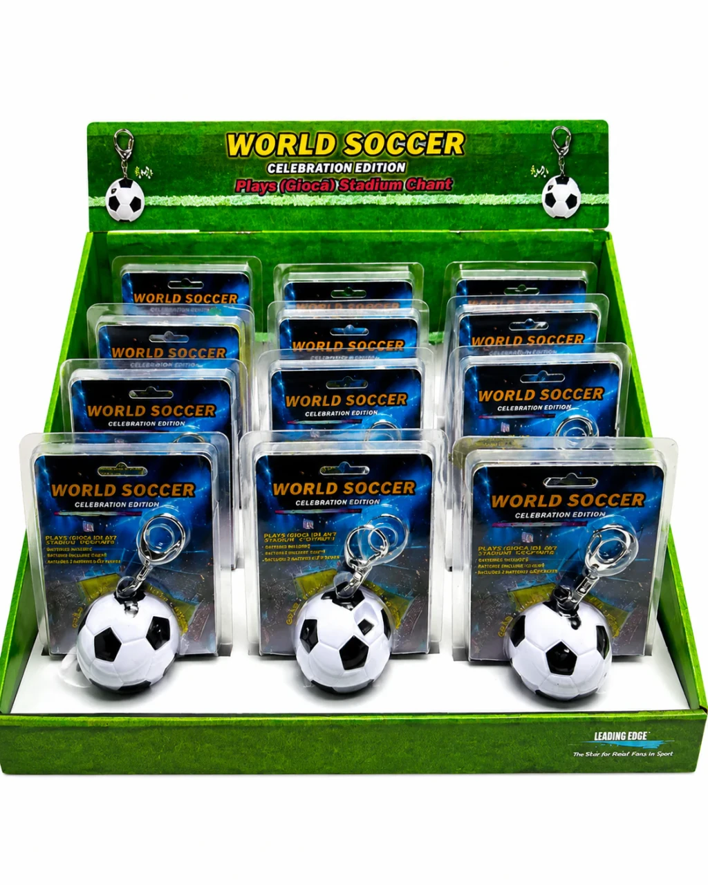 World Soccer Celebration Keychain