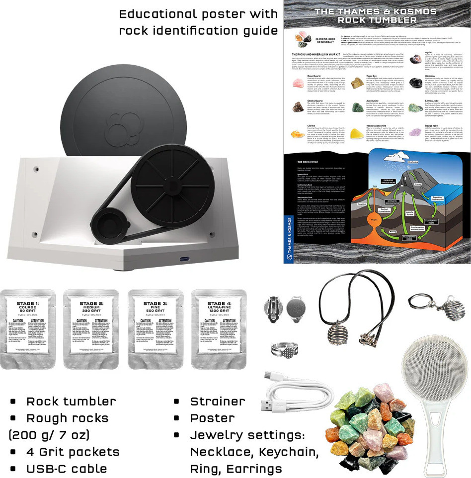 The Thames & Kosmos Rock Tumbler 3