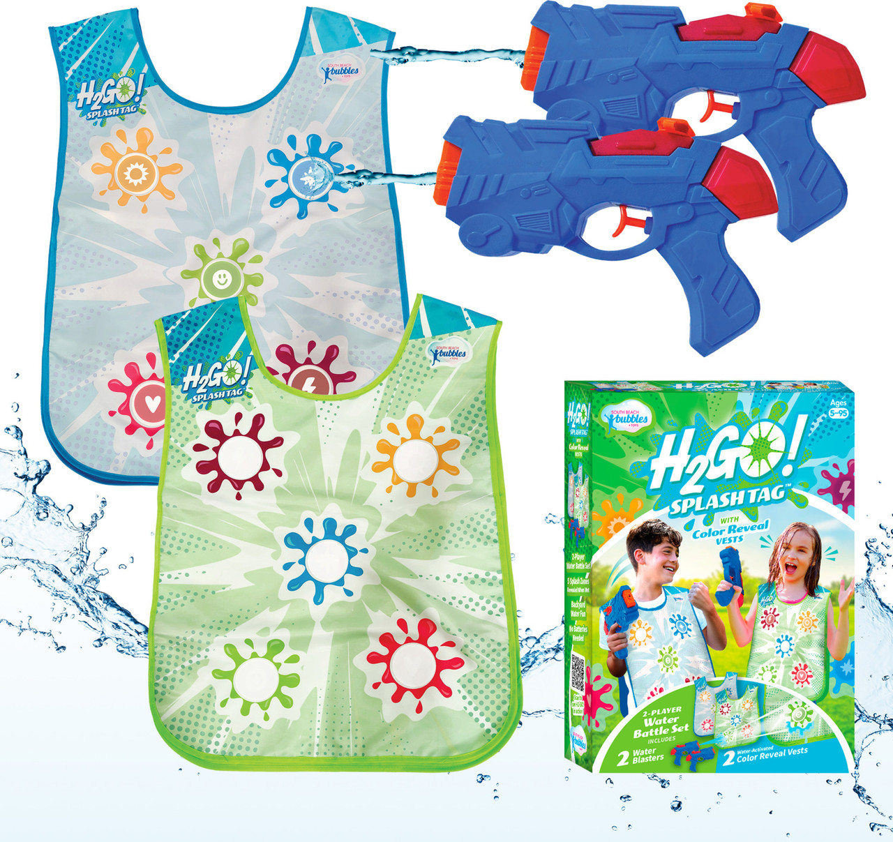 H2-Go! Splash Tag with Color Reveal Vests 1