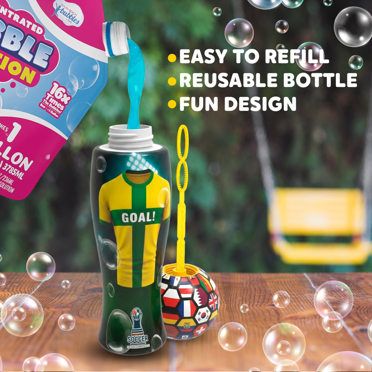 The Unspillables Soccer Bubble PDQ 4