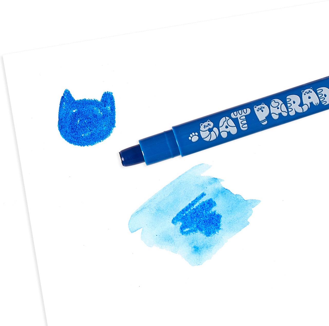 Cat Parade Twist-Up Watercolor Gel Crayons - Set of 12 3