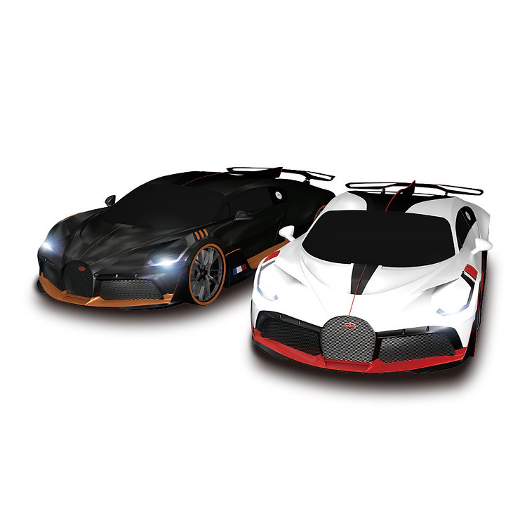 Turbo City Large Track With 2 Bugatti Cars