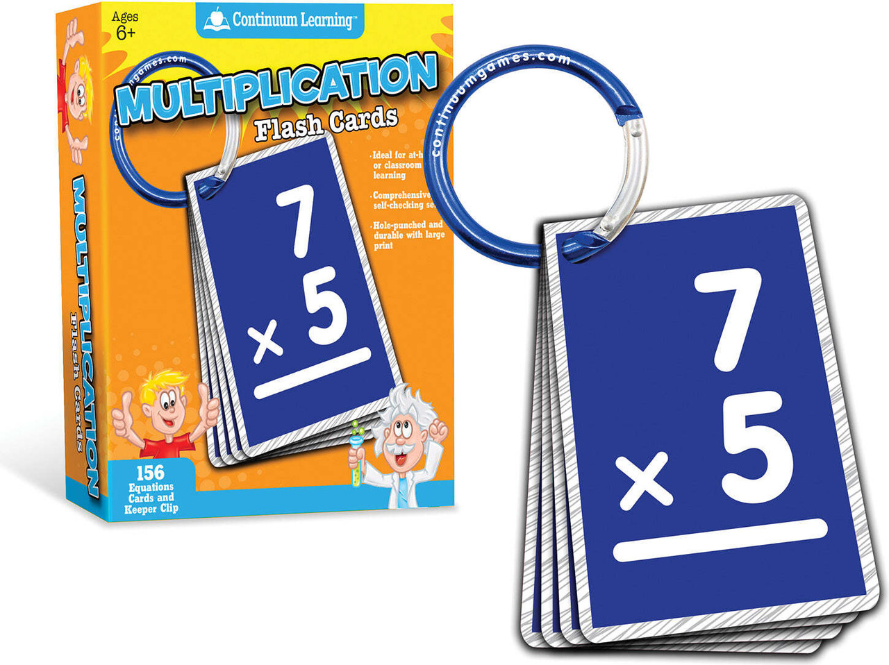 Multiplication Flash Cards - Continuum Learning 1