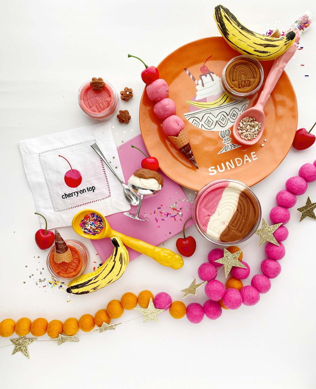 Ice Cream (Neapolitan) KidDough Play Kit 4