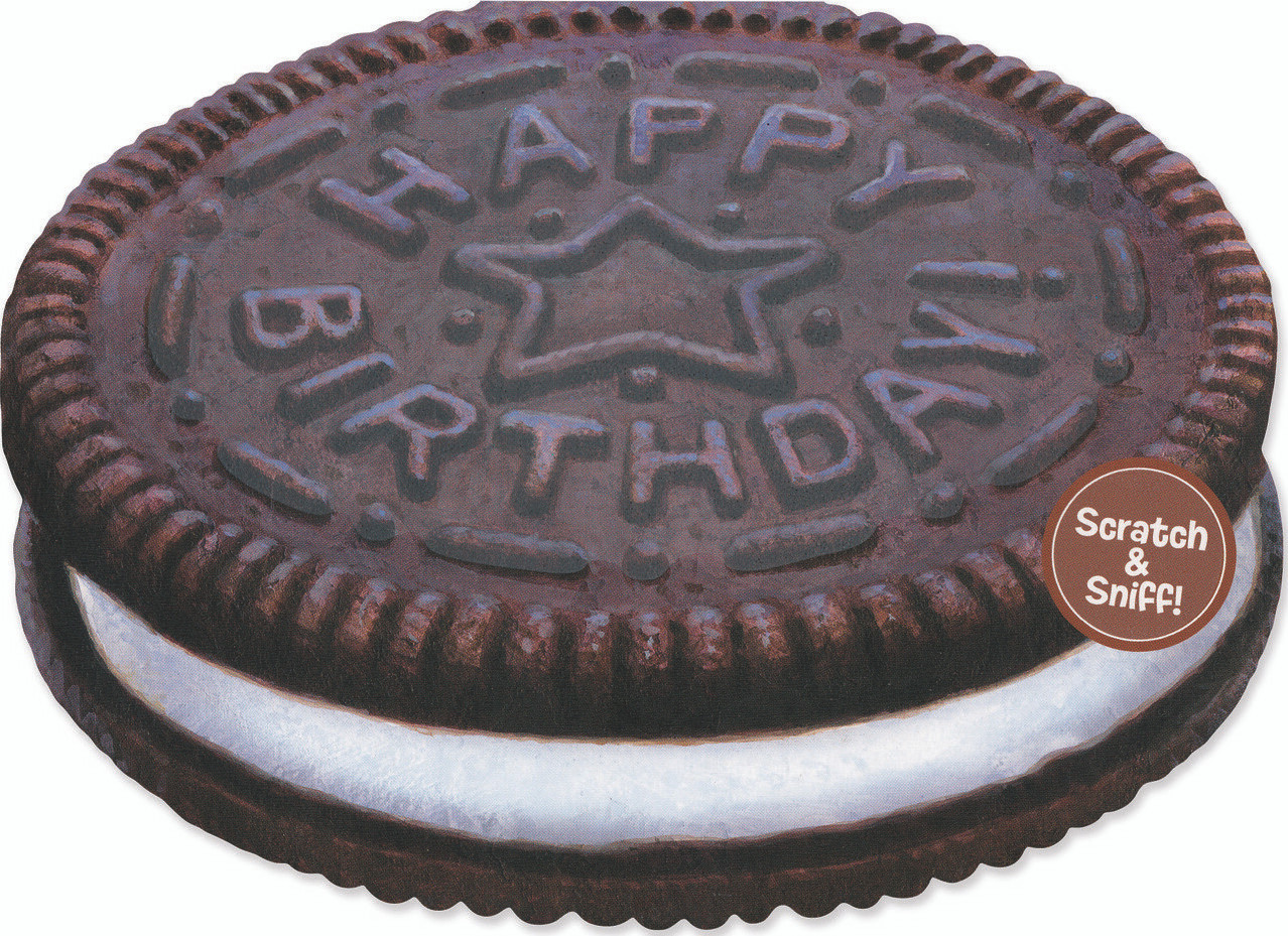 Chocolate Cookie Scratch & Sniff Birthday Card 1