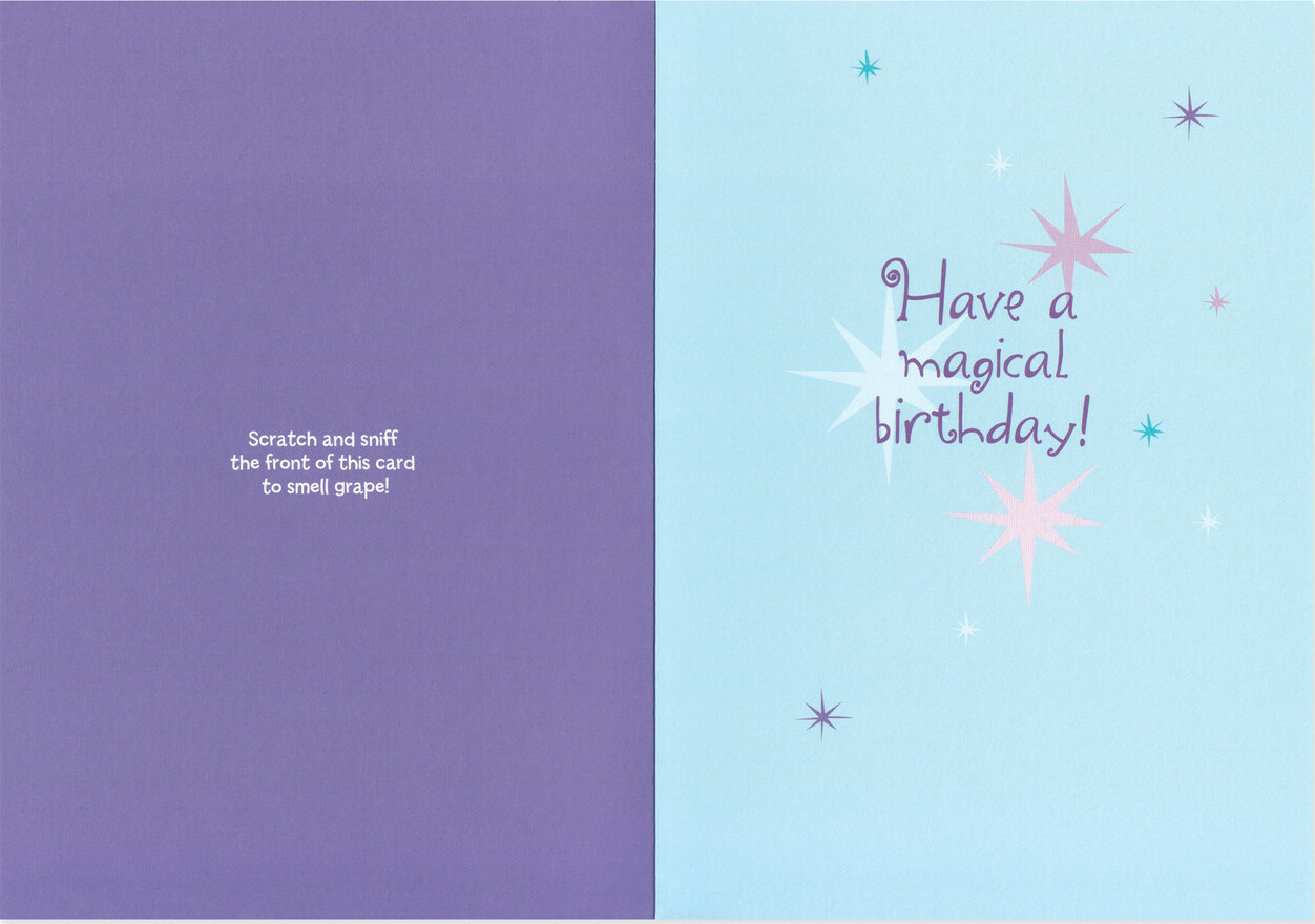 Grape Unicorn Scratch & Sniff Card 2