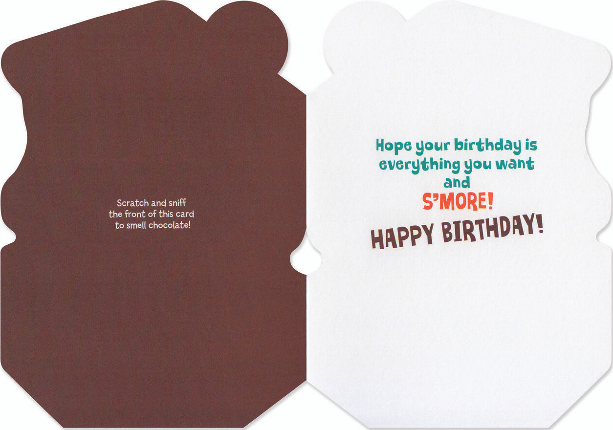 S'more Scratch & Sniff Birthday Card 2