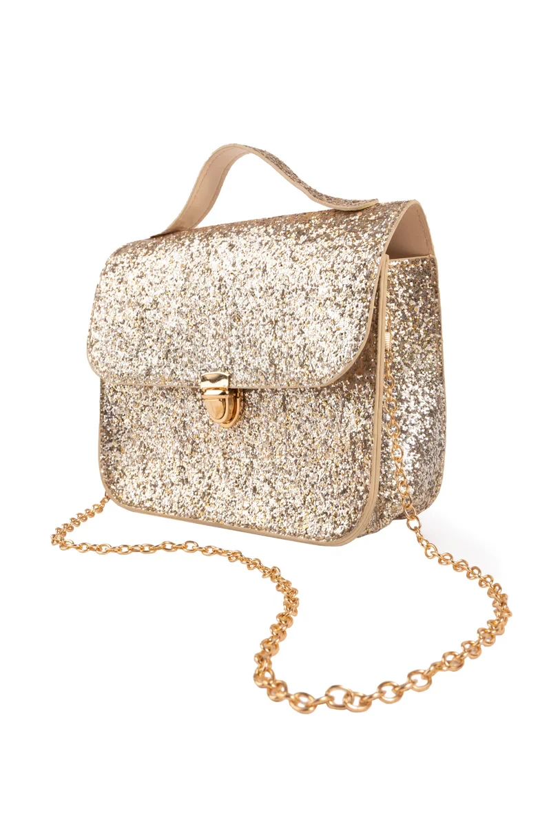 Skyline Sparkle Gold Party Purse