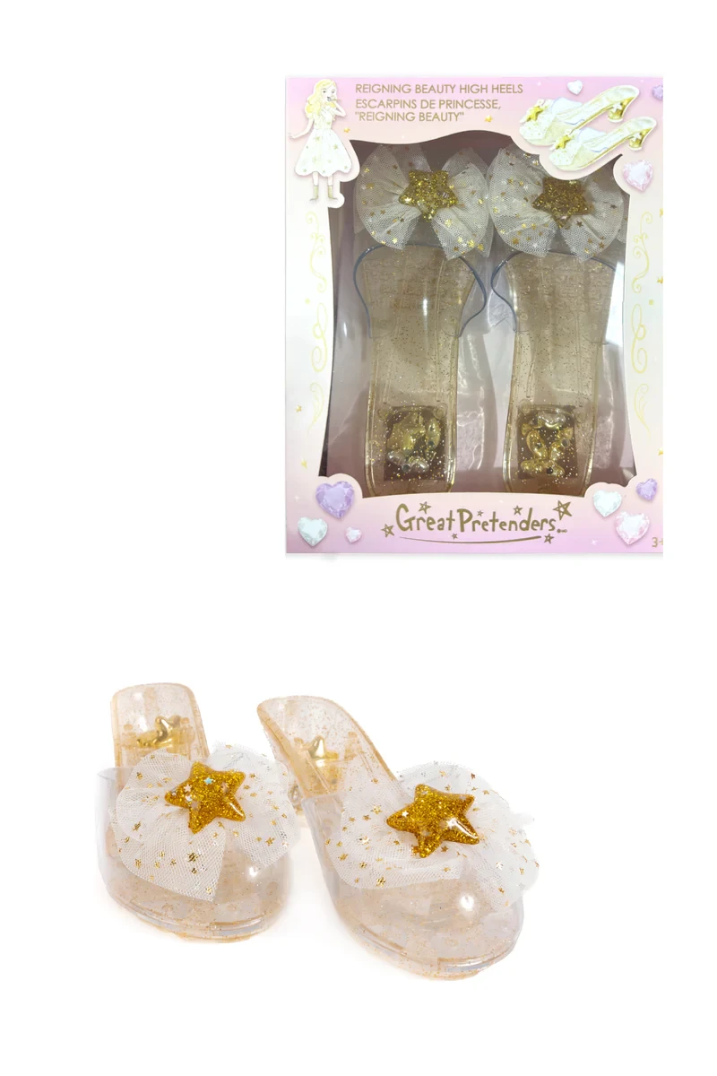 Reigning Beauty Gold  High Heels