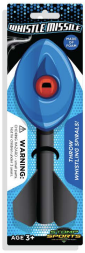 Mini Whistle Missile Blue