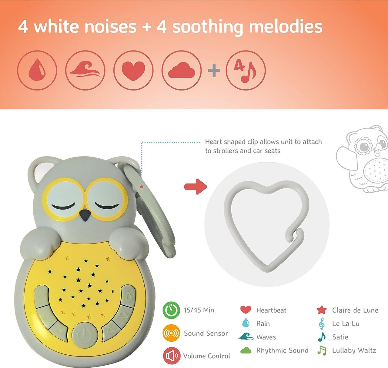 Sweet Dreamz On the Go - Grey Owl 5