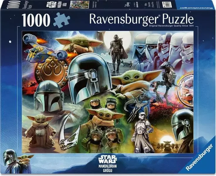 Star Wars Mandalorian And Grogu 1000 Piece