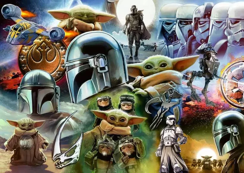 Star Wars Mandalorian And Grogu 1000 Piece