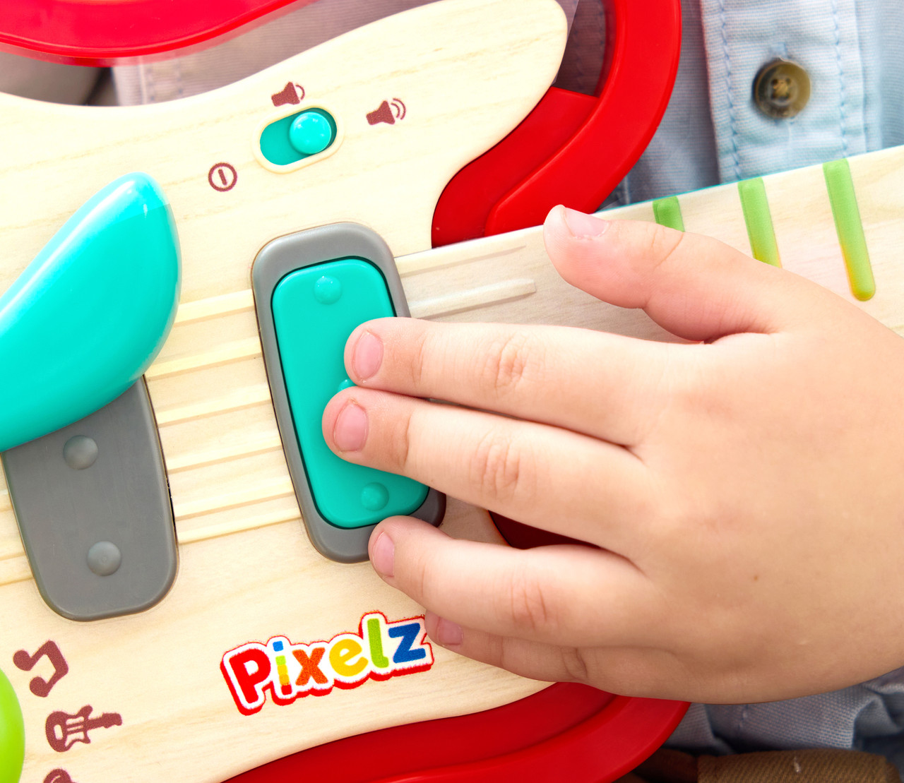 Rainbow Rock Guitar (Pixelz) 3