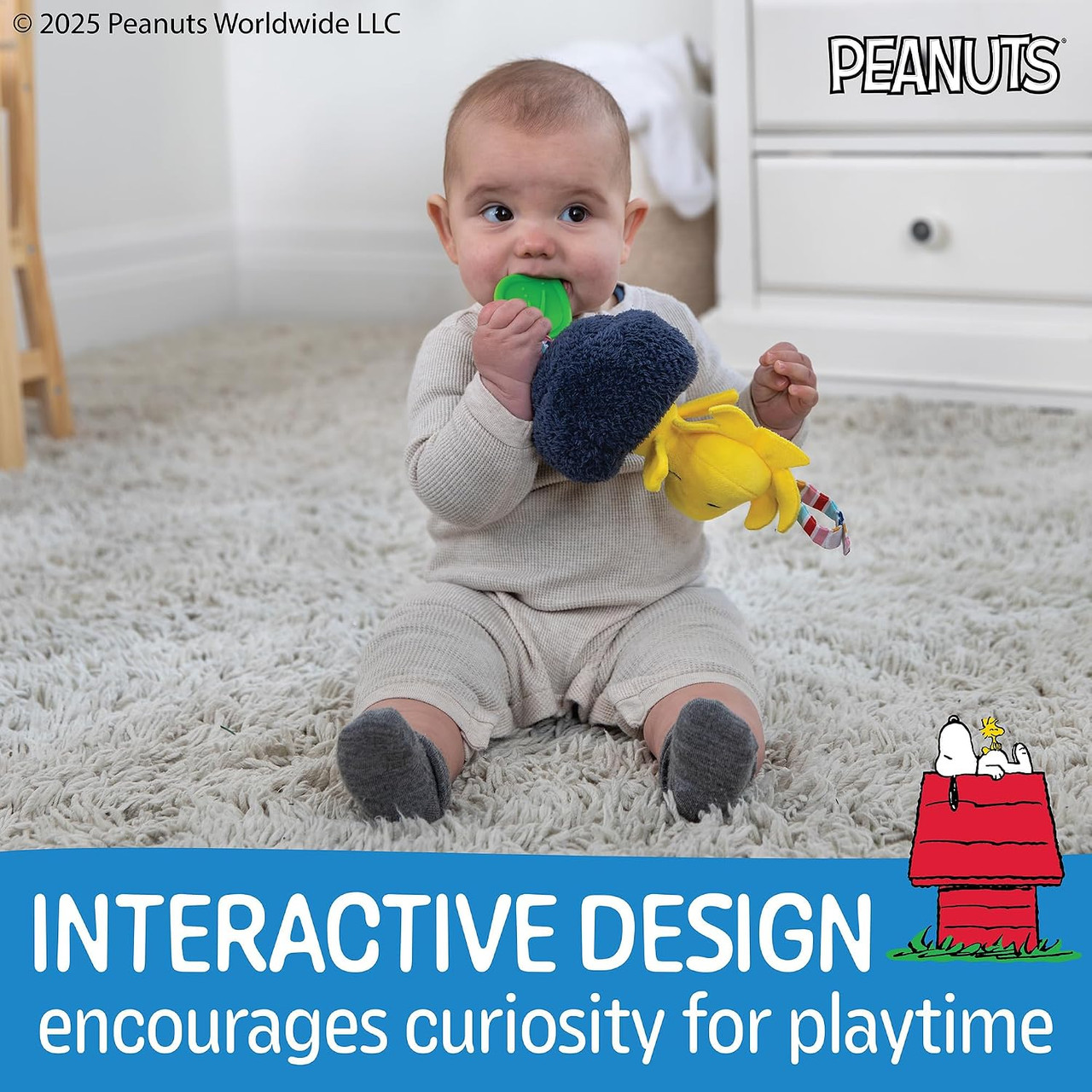 Woodstock Pulldown Activity Toy