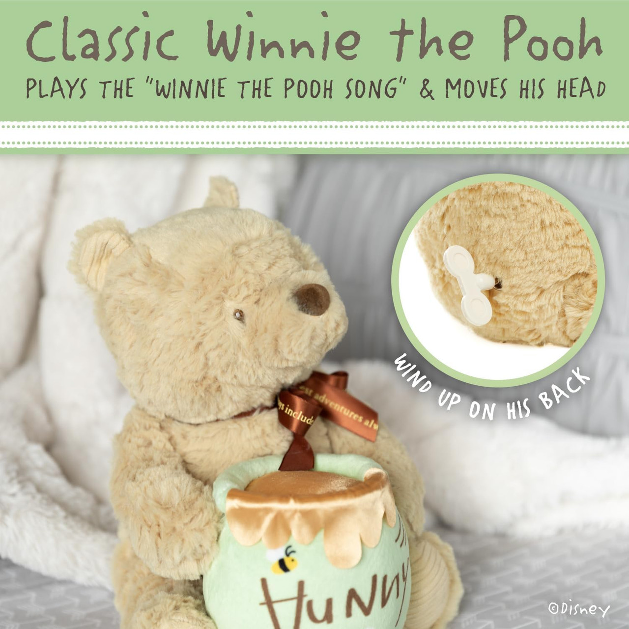 Classic Pooh Windup Waggie Musical