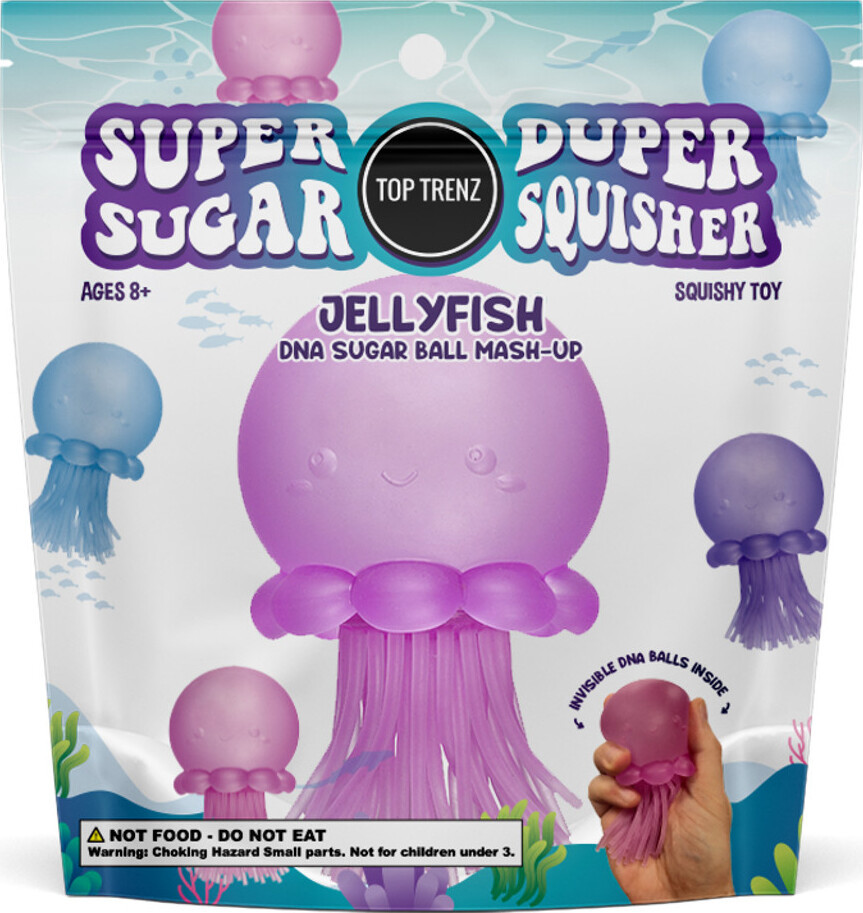 Super Duper Sugar Squisher - Jelly Fish (assorted) 2