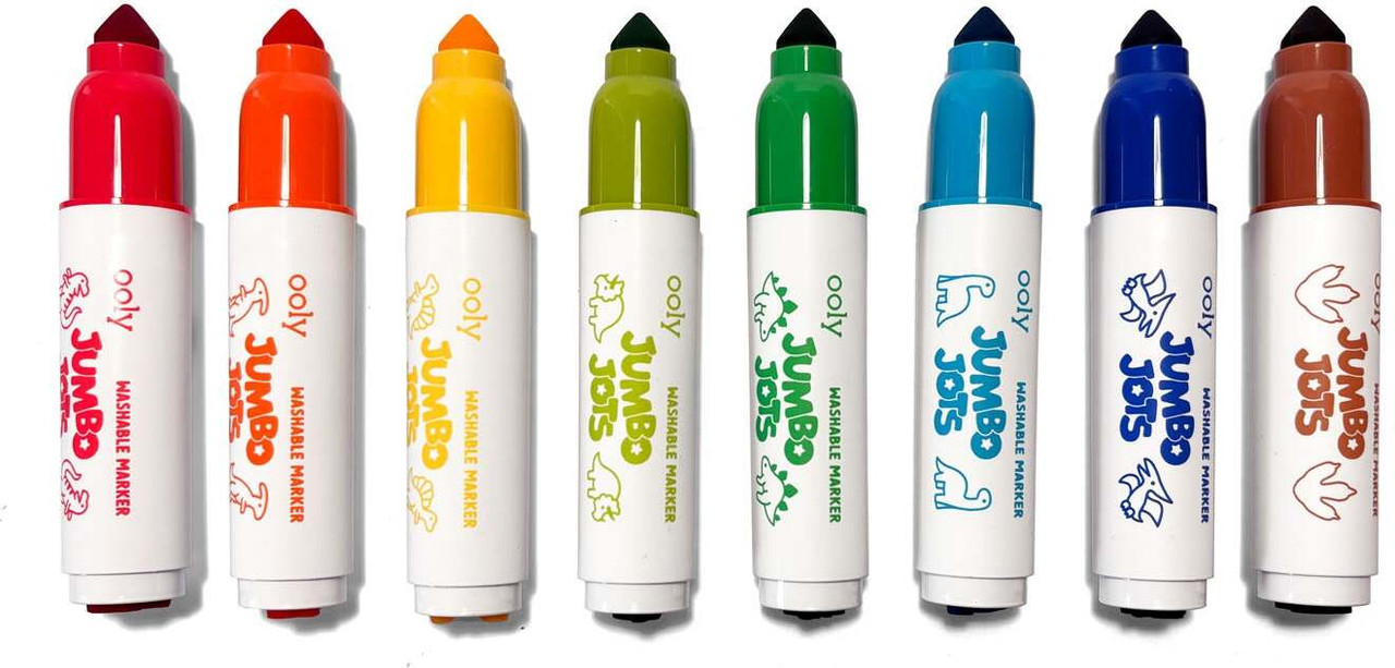Jumbo Jots 8 Dual Tip Dinosaur Markers 3