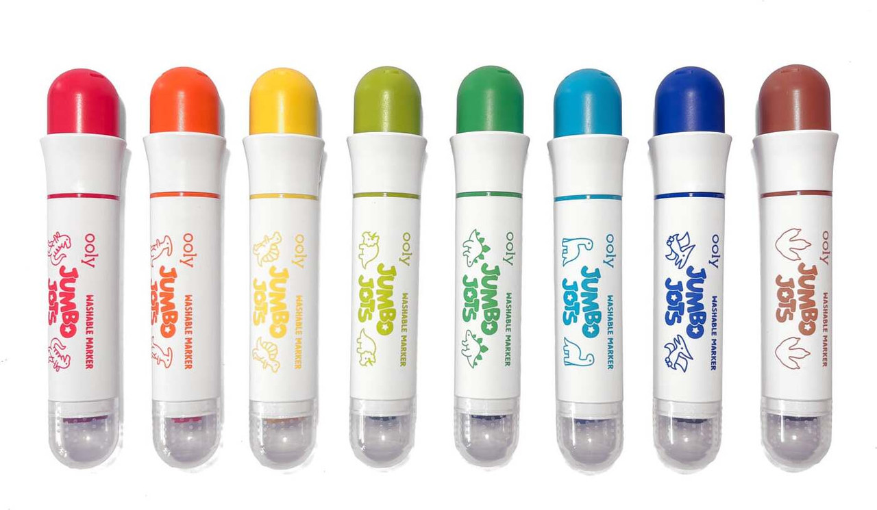 Jumbo Jots 8 Dual Tip Dinosaur Markers 4