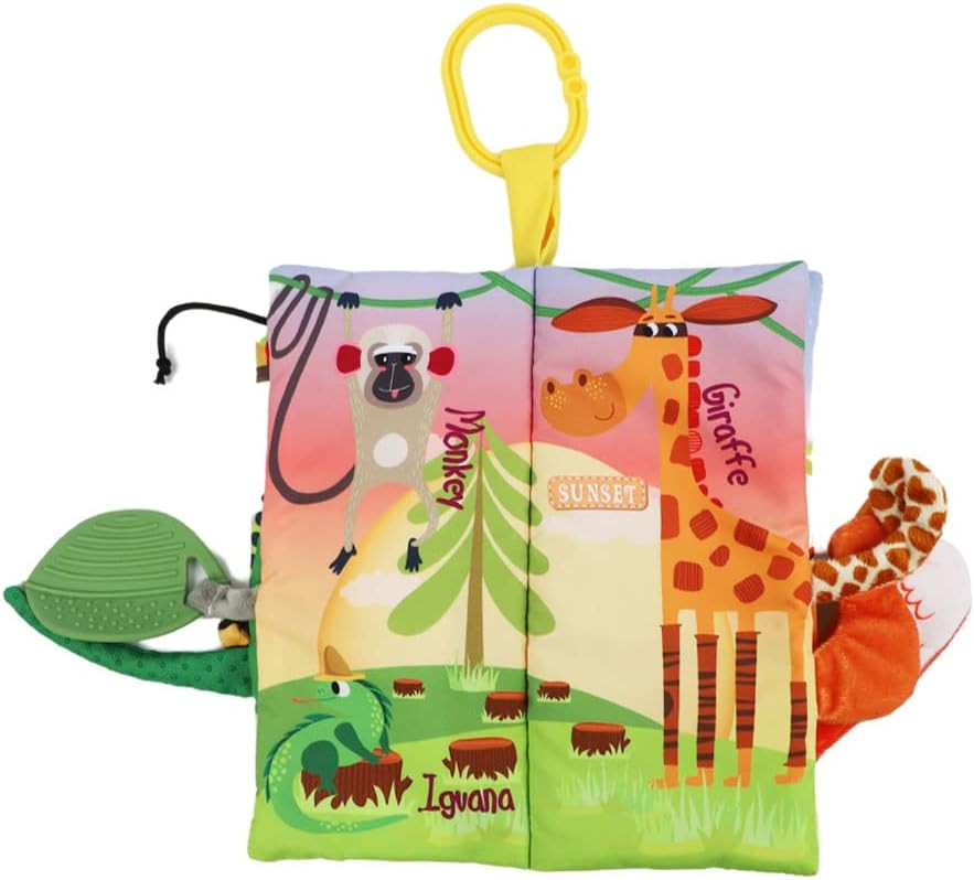 Jungle Tails Crinkle Cloth Book
