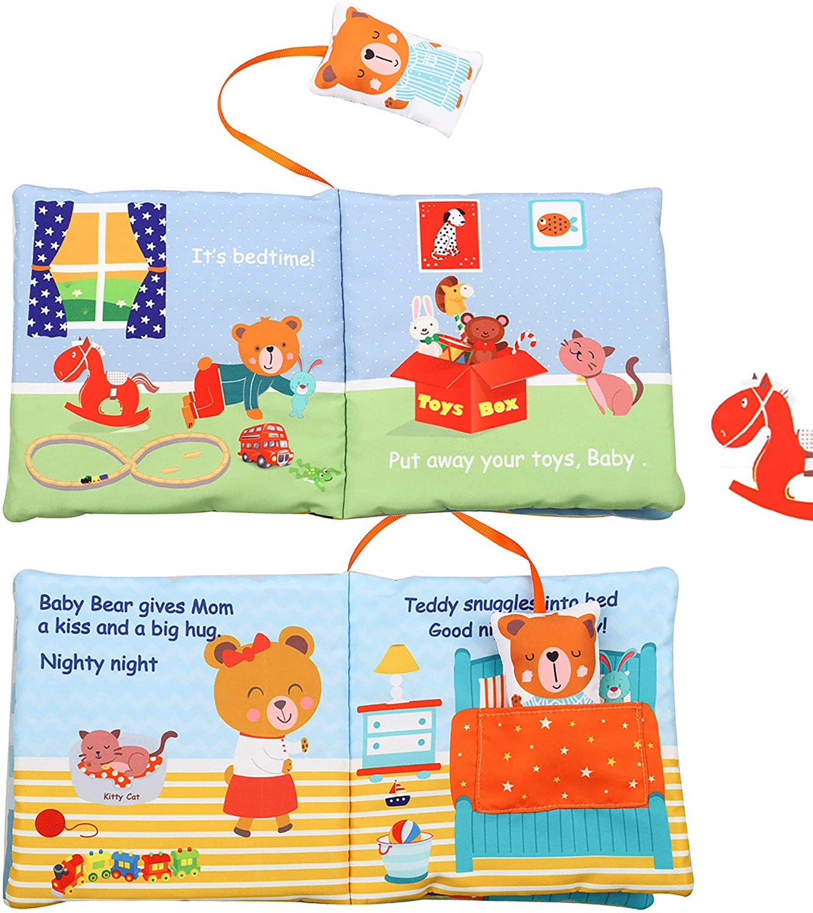 Teddy Bear Goodnight Cloth Book
