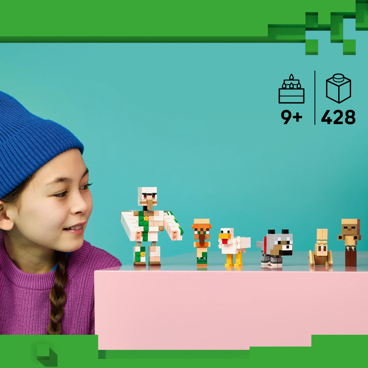 LEGO® Minecraft® Chicken Jockey Desert Attack 4