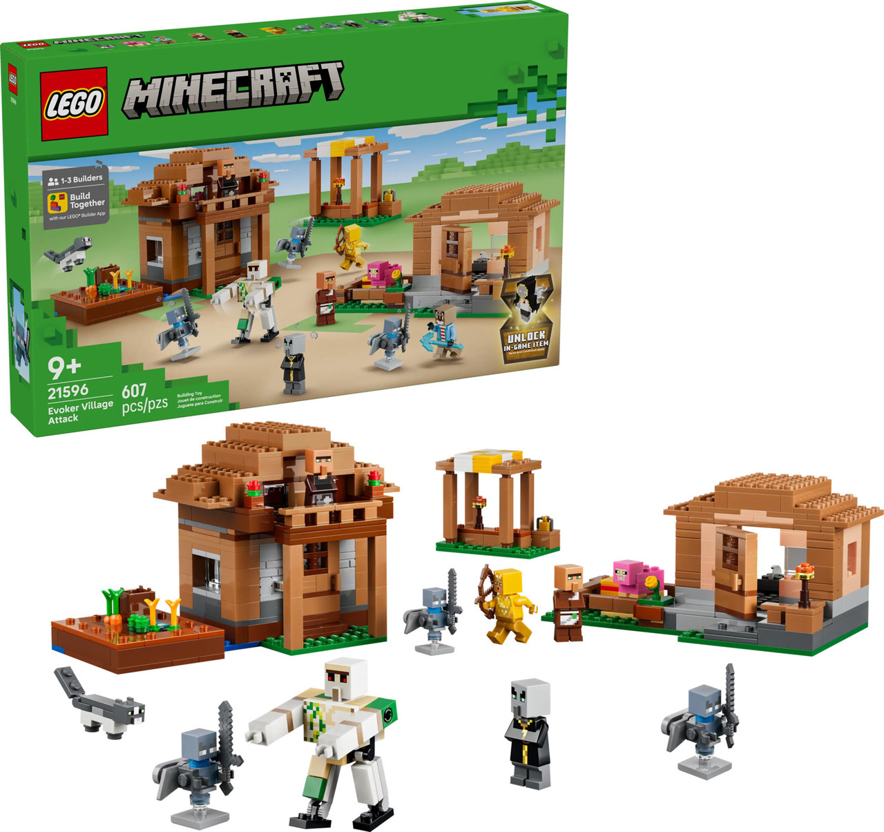 LEGO® Minecraft® Evoker Village Attack 1