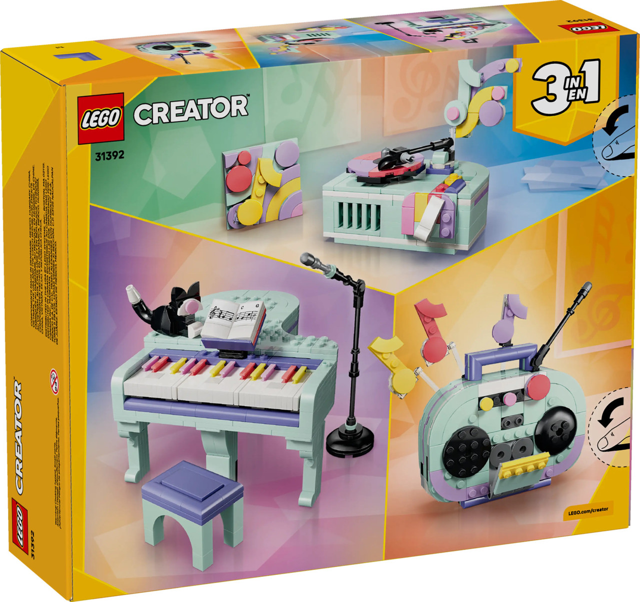 LEGO® Creator Music Decor Piano with Cat 2