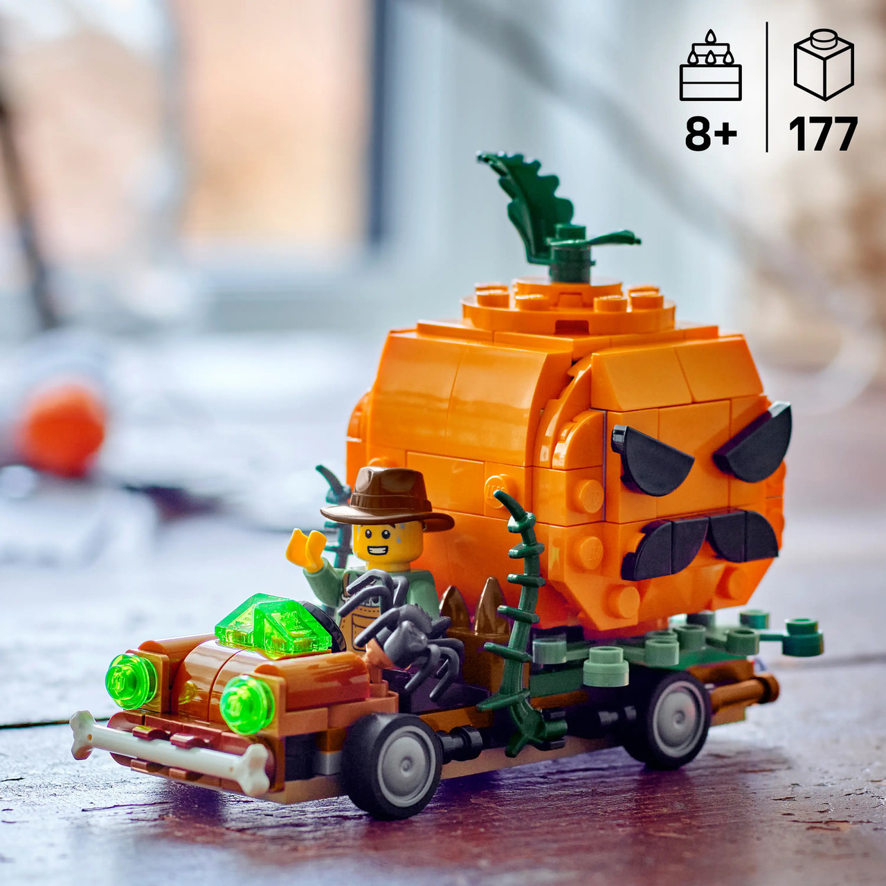 LEGO® Jack-O’-Lantern Pickup Truck 4
