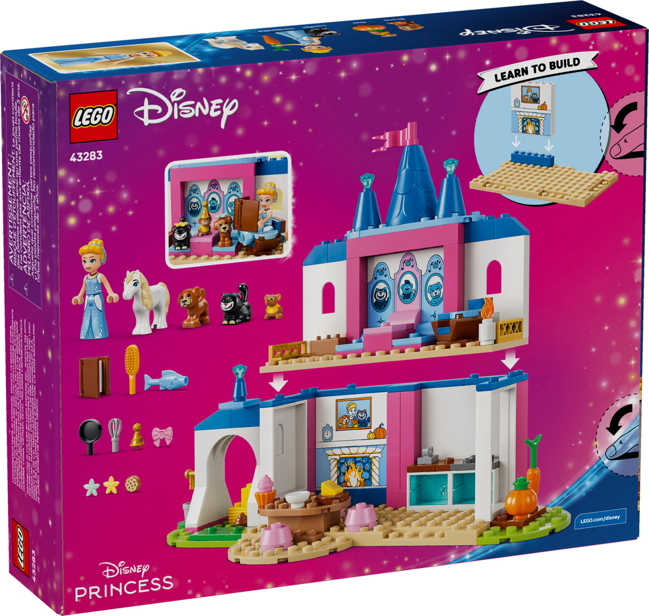 LEGO® ǀ Disney Princess Cinderella Animal Friends Castle 2