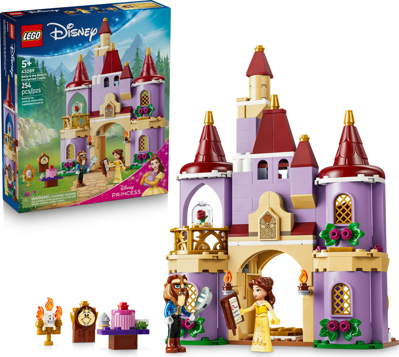 LEGO® ǀ Disney Princess Belle & the Beast’s Enchanted Castle 1