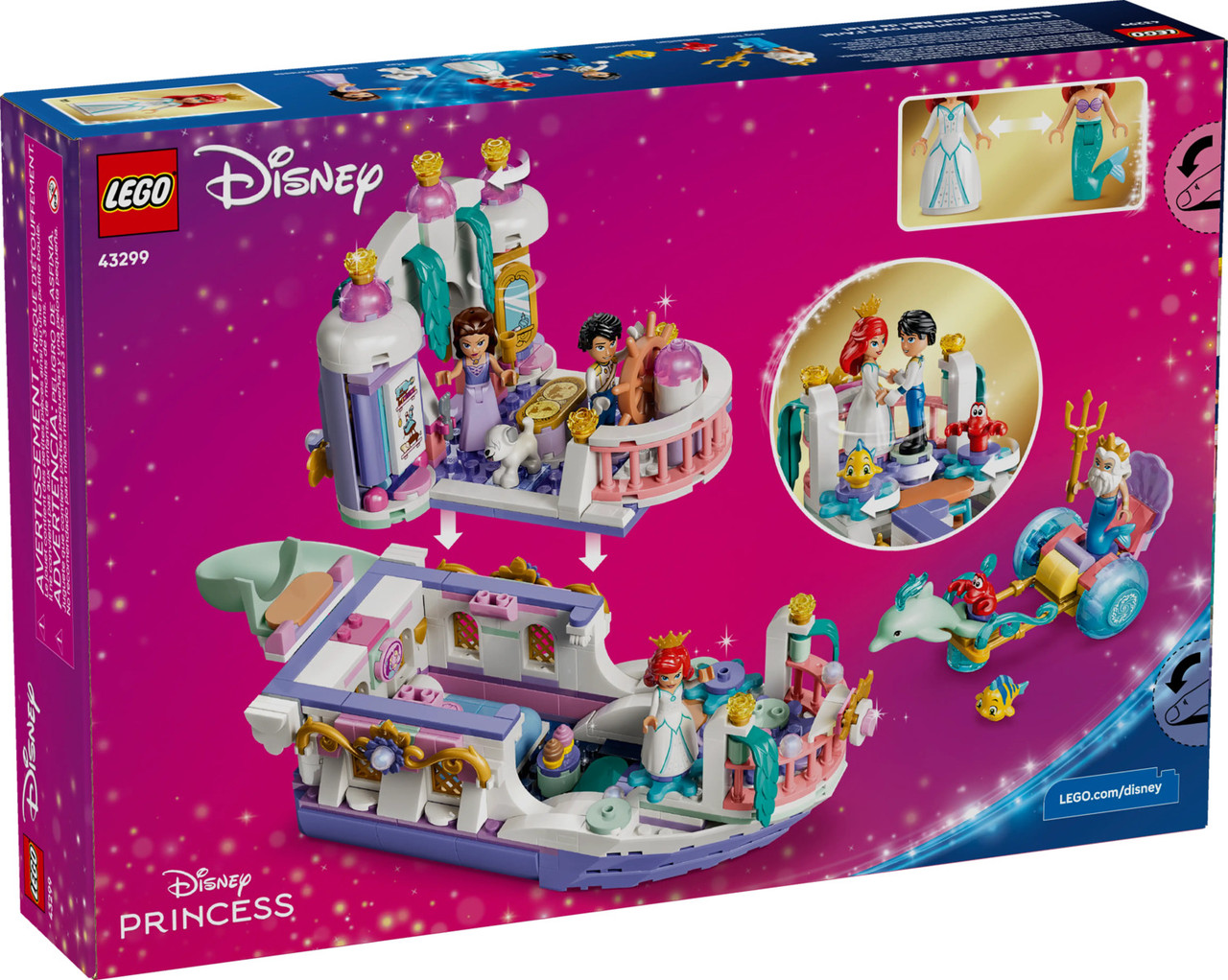 LEGO® ǀ Disney Princess Ariel’s Royal Wedding Boat 2