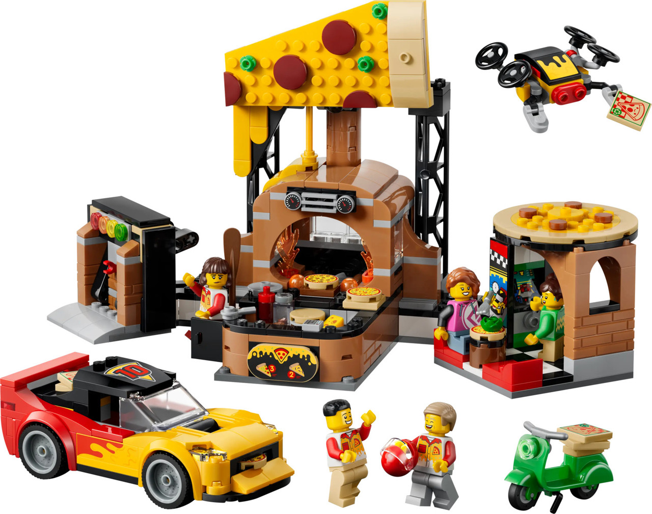 LEGO® City Pizza Delivery Experience with Vehicles 3