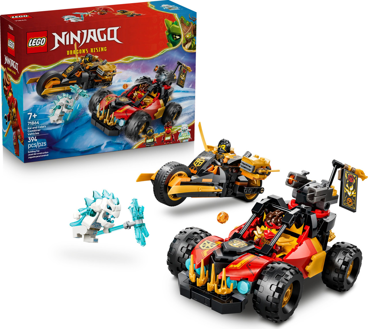 LEGO® NINJAGO® Kai and Cole’s Combiner Vehicles 1