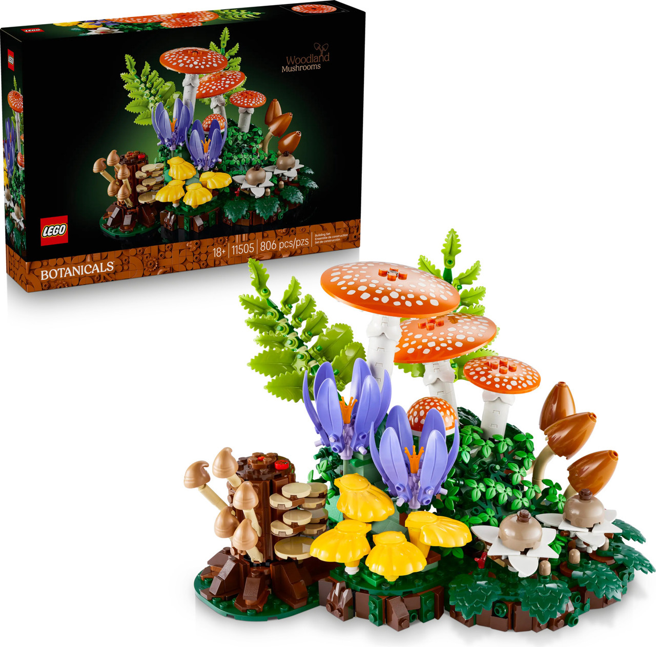 LEGO® Botanicals Woodland Mushrooms 1