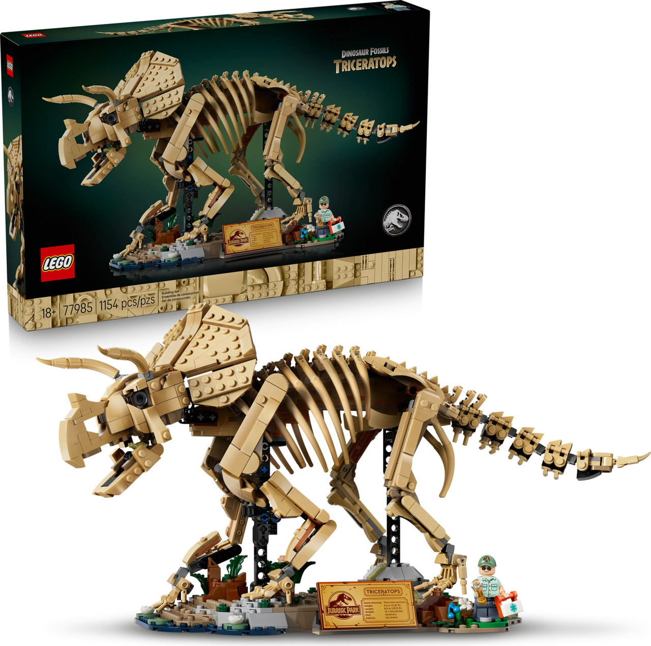 LEGO® Jurassic World Dinosaur Fossils: Triceratops 1