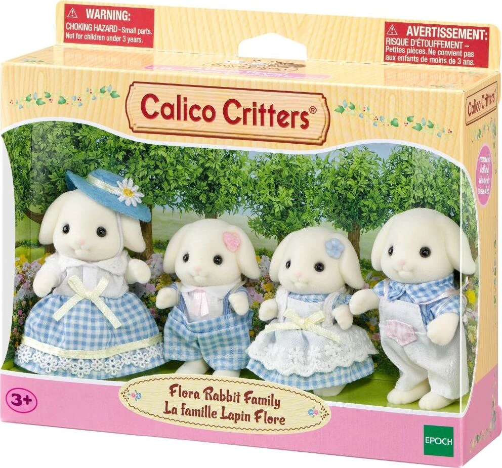 Calico Critters Flora Rabbit Family 1