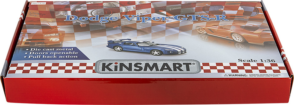 5\" Die-cast Dodge Viper Gts-r 3