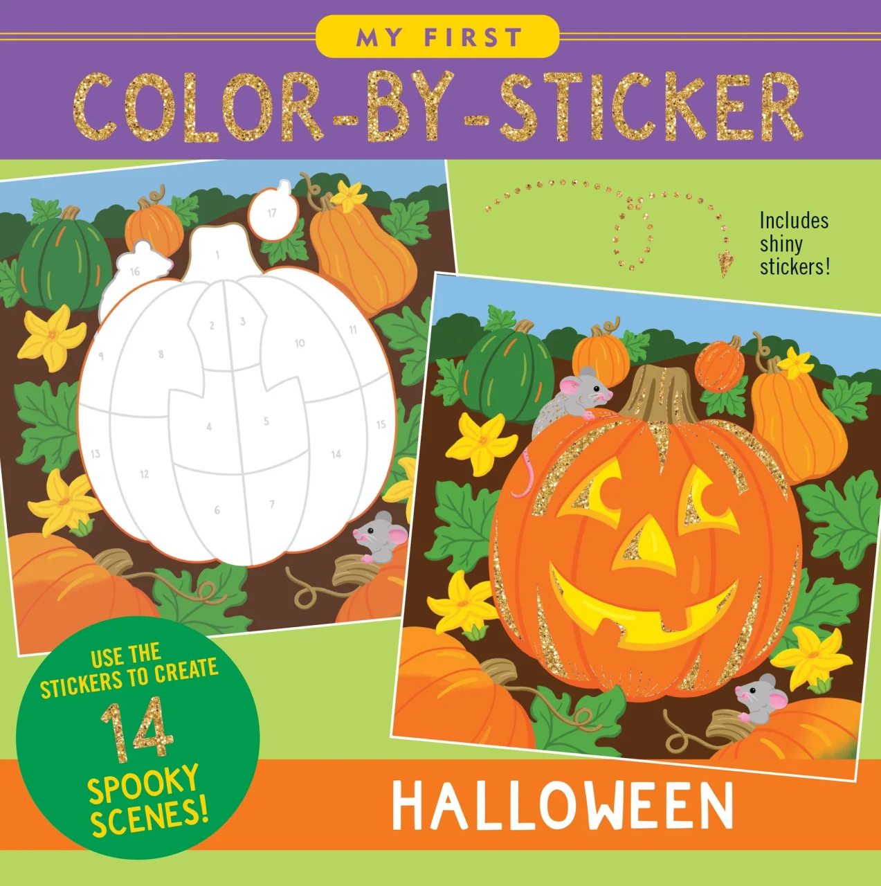 My First Color By Sticker Book Halloween