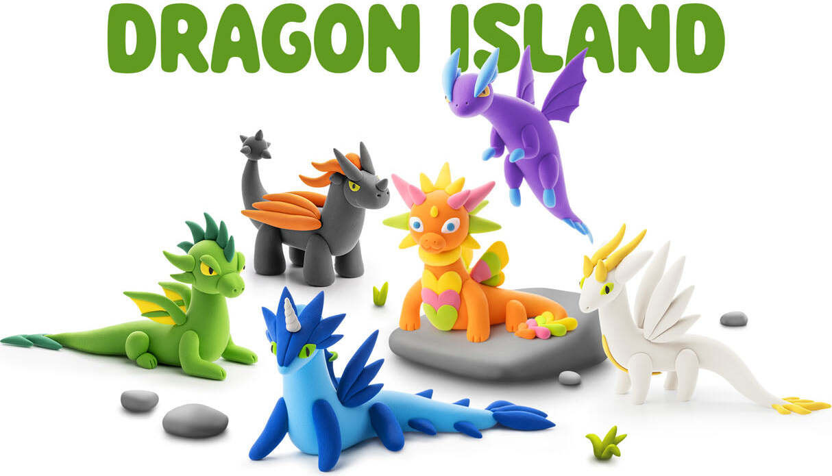 Hey Clay Dragon Island 2
