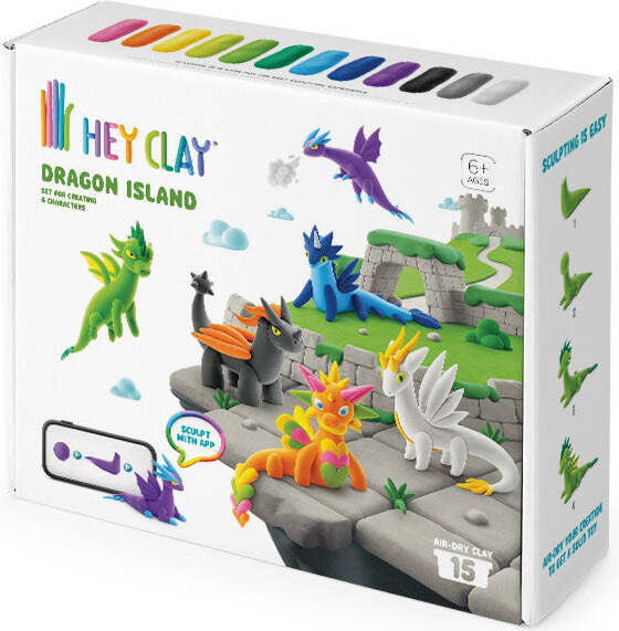 Hey Clay Dragon Island 4