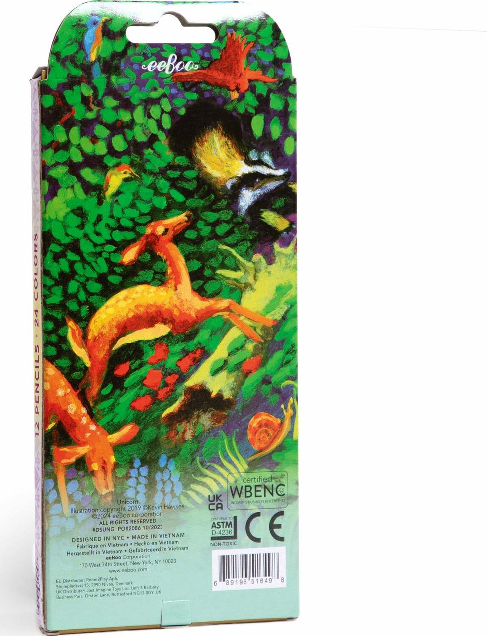 Unicorn Garden Special Pencils (12 color pencils -  double-sided ) 4