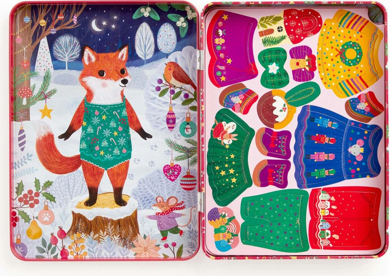 Mudpuppy Merry Woodland Magnetic Dress-Up Set 3