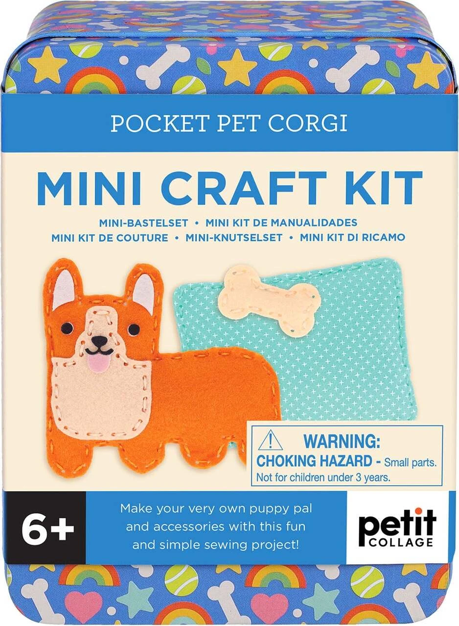 Petit Collage Mini Craft Kit: Pocket Corgi 4