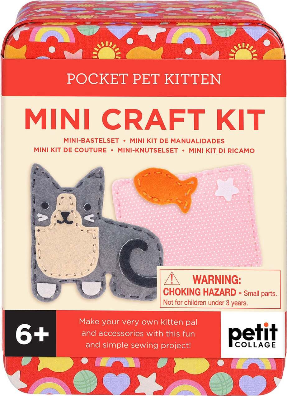 Petit Collage Mini Craft Kit: Pocket Kitten 1